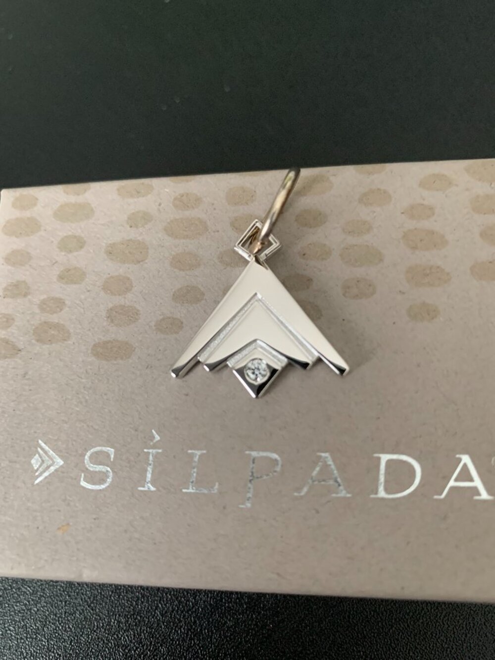 Silpada .925 Sterling Silver Pendant 5-Year Service Award